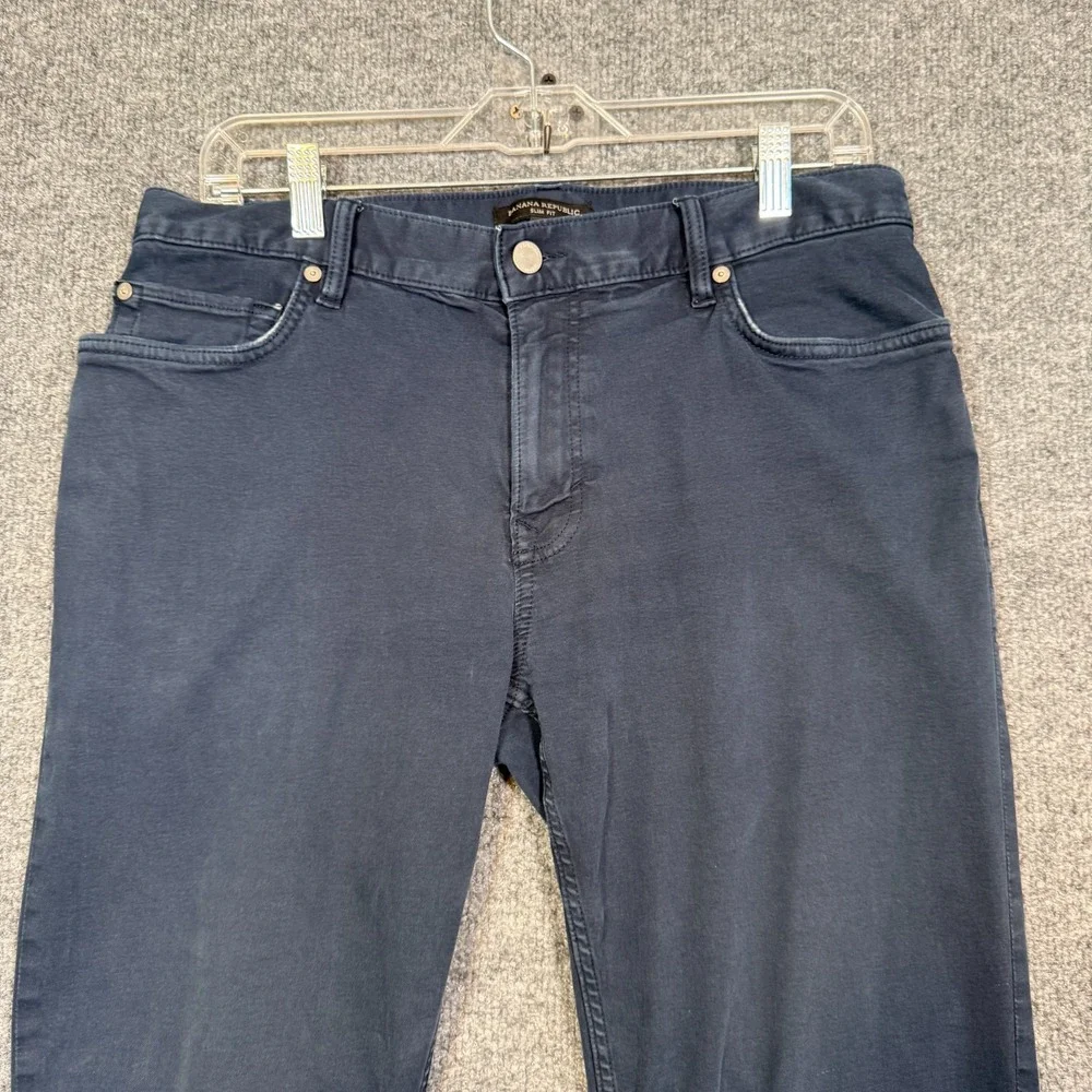 Banana Republic Jeans Mens 32x32 Blue Slim Fit Stretch Casual Dark Wash‎ Soft